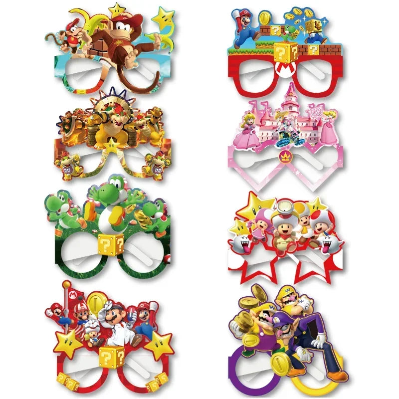 Super Mario Glasses - 8 stuks