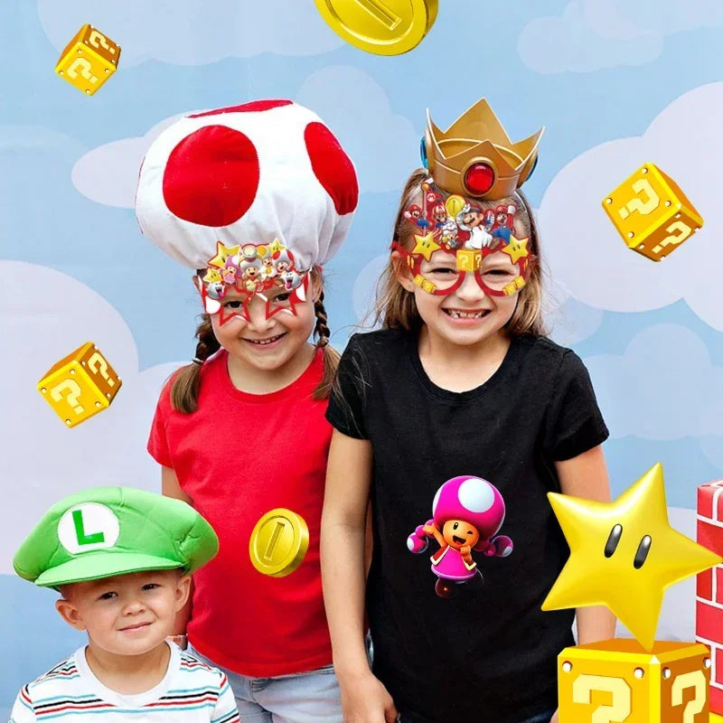 Super Mario Glasses - 8 stuks