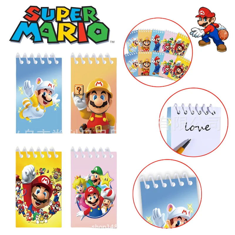 Super Mario Bros Notebook - 10 stuks