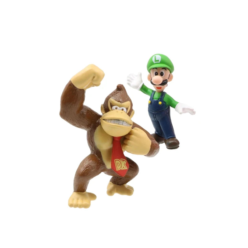Super Mario Bros Action Figure Toys - 6 + stuks