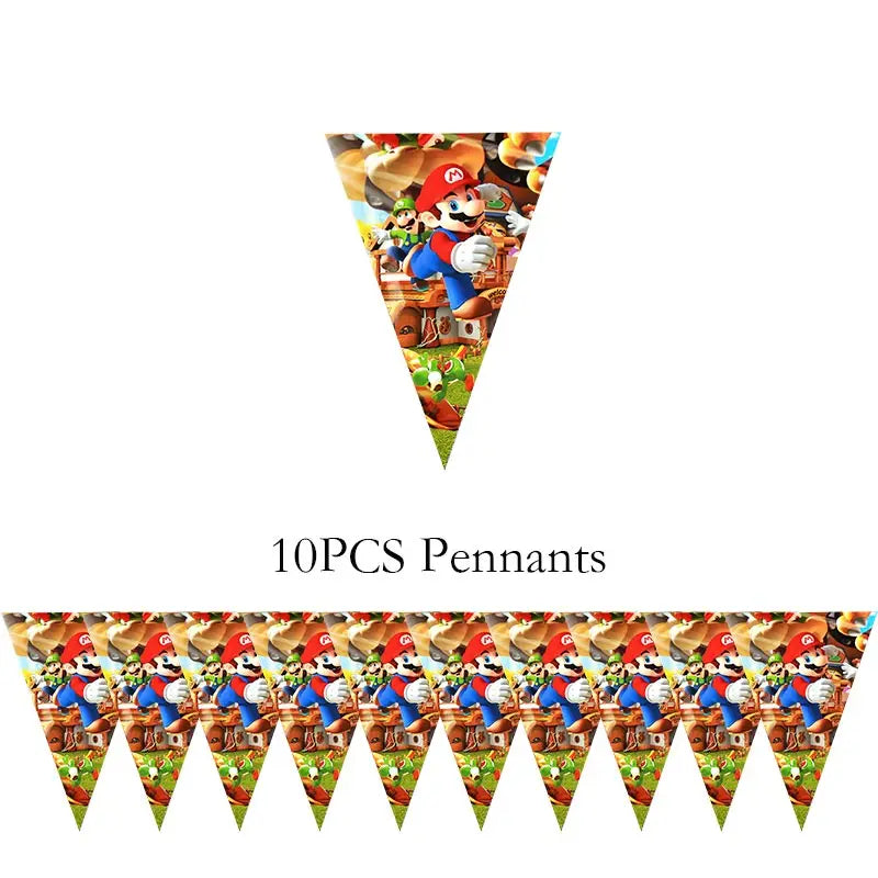 Super Mario Bros Birthday Party Decoration
