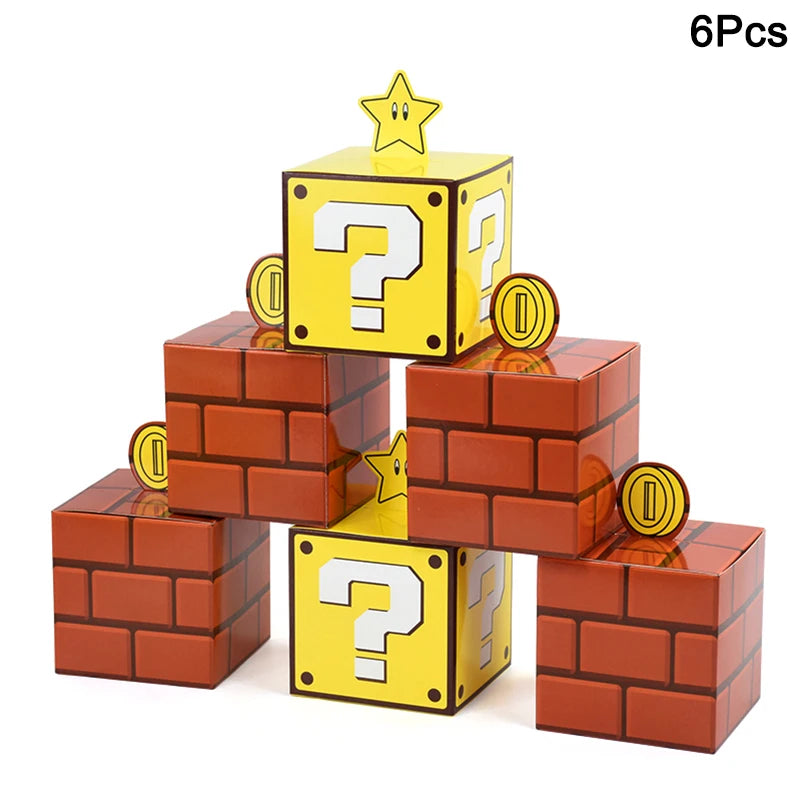 Super Mario Gift Boxes - 6 stuks