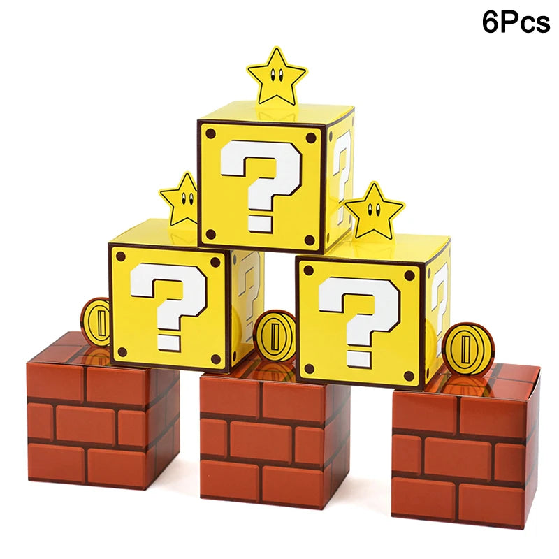 Super Mario Gift Boxes - 6 stuks