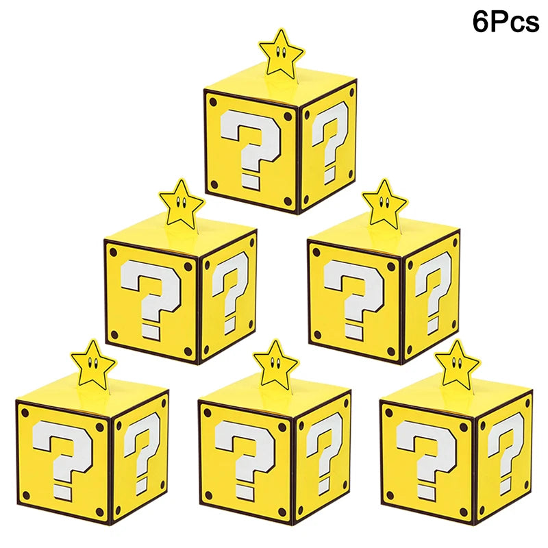 Super Mario Gift Boxes - 6 stuks
