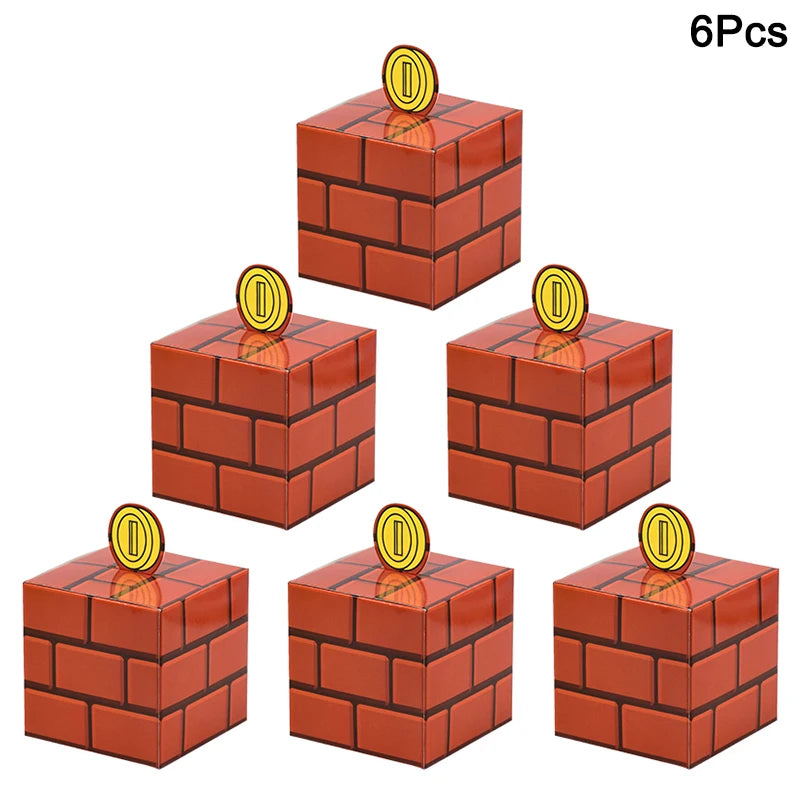 Super Mario Gift Boxes - 6 stuks
