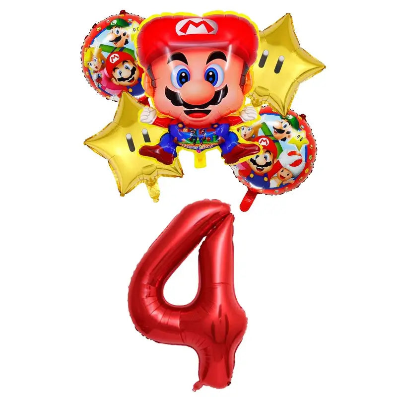 Super Mario Bros Birthday Party Decoration