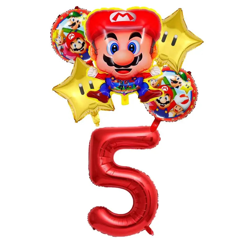 Super Mario Bros Birthday Party Decoration
