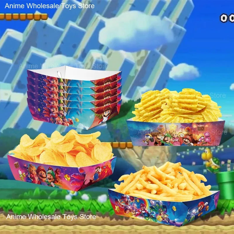 Super Mario Bros Paper Party Bowls