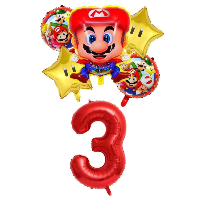 Super Mario Bros Birthday Party Decoration