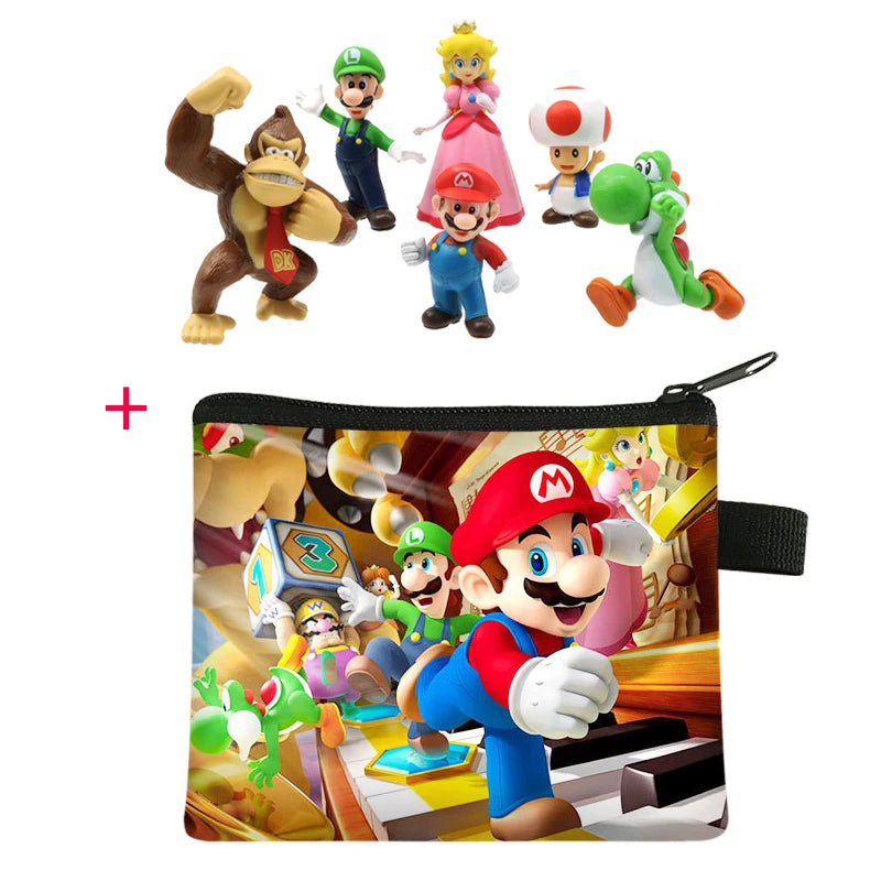 Super Mario Bros Action Figure Toys - 6 + stuks
