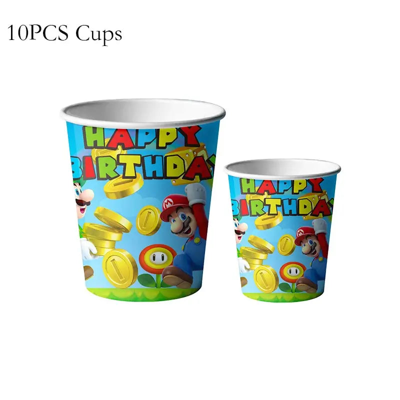 Super Mario Bros Birthday Party Decoration