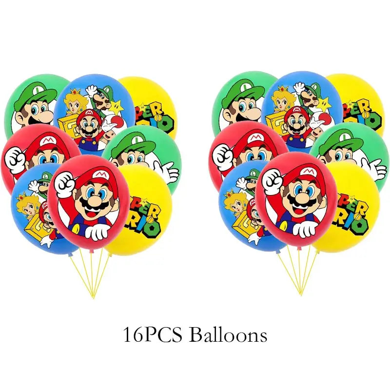 Super Mario Bros Birthday Party Decoration