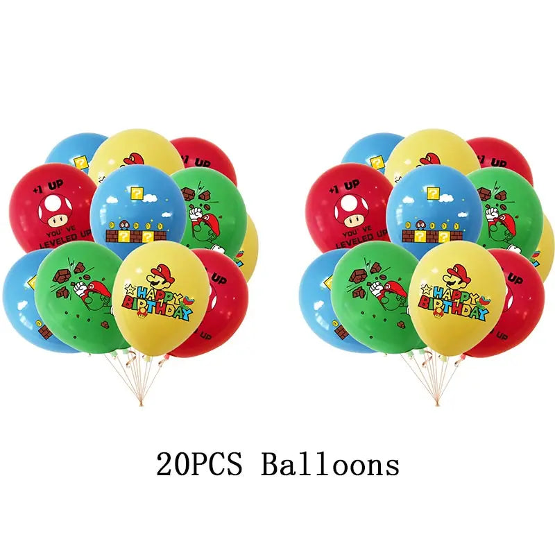 Super Mario Bros Birthday Party Decoration