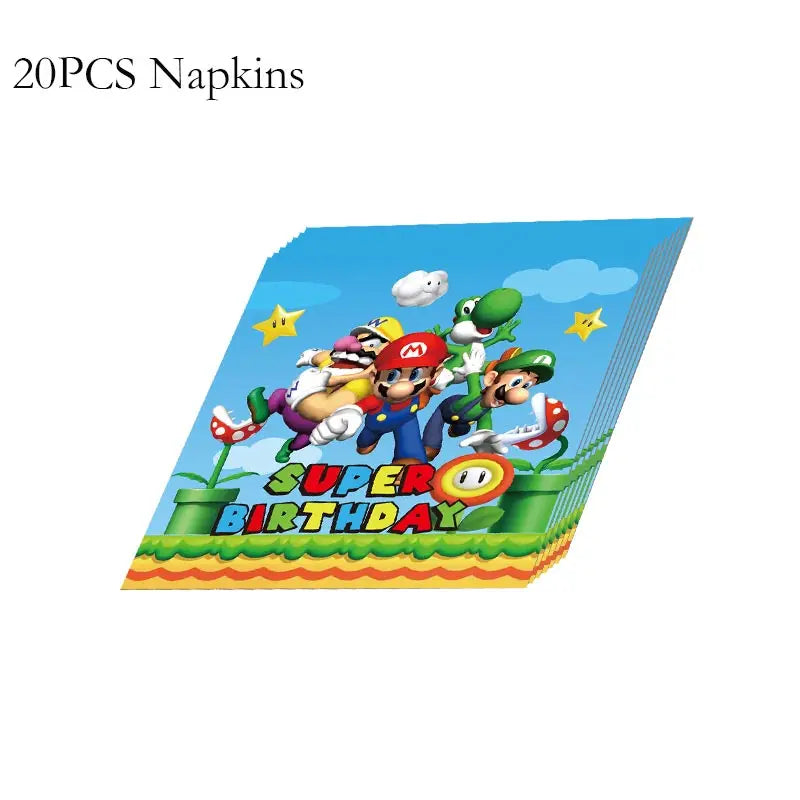 Super Mario Bros Birthday Party Decoration