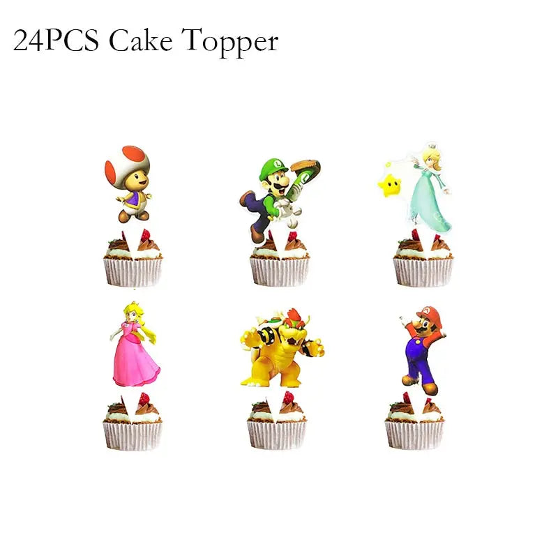 Super Mario Bros Birthday Party Decoration