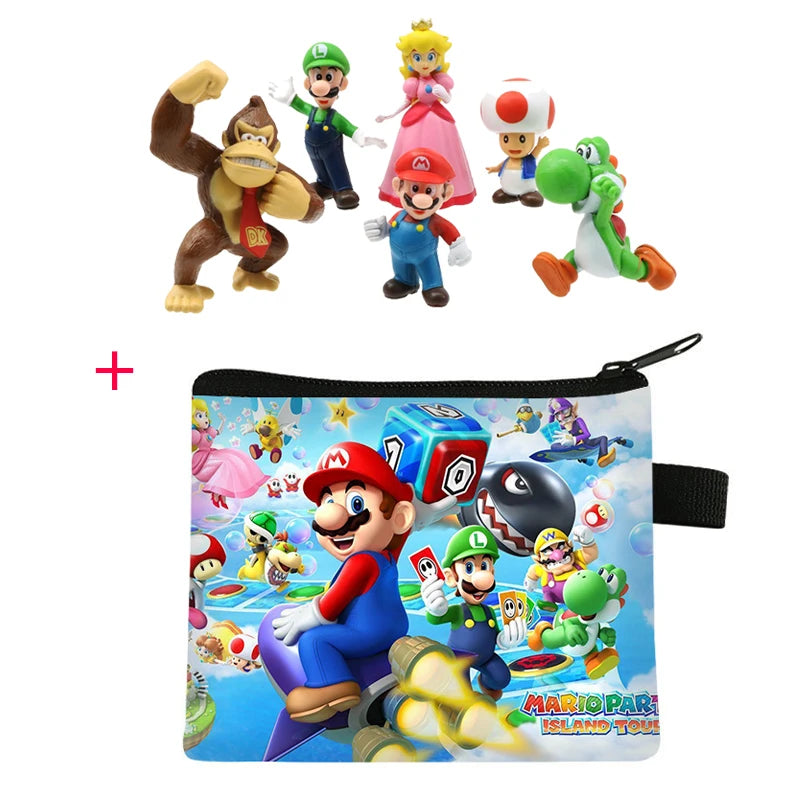 Super Mario Bros Action Figure Toys - 6 + stuks