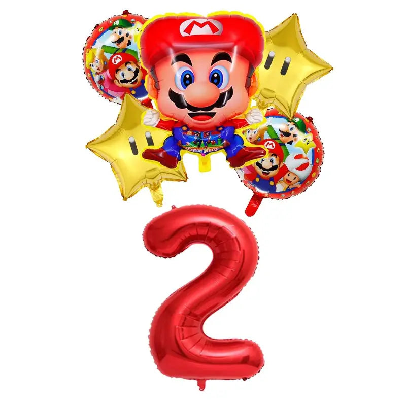 Super Mario Bros Birthday Party Decoration