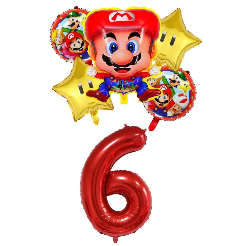 Super Mario Bros Birthday Party Decoration