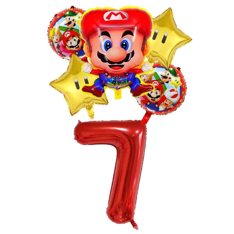 Super Mario Bros Birthday Party Decoration